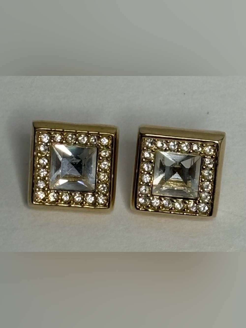 SWAROVSKI PIERCED EARRINGS